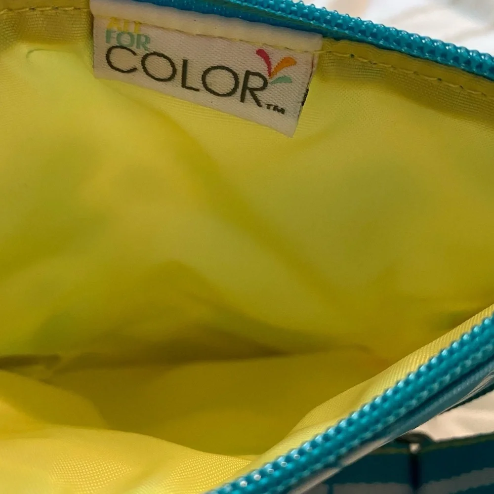 NEW For Color Crossbody Bag Purse Blue White - Picture 6 of 8